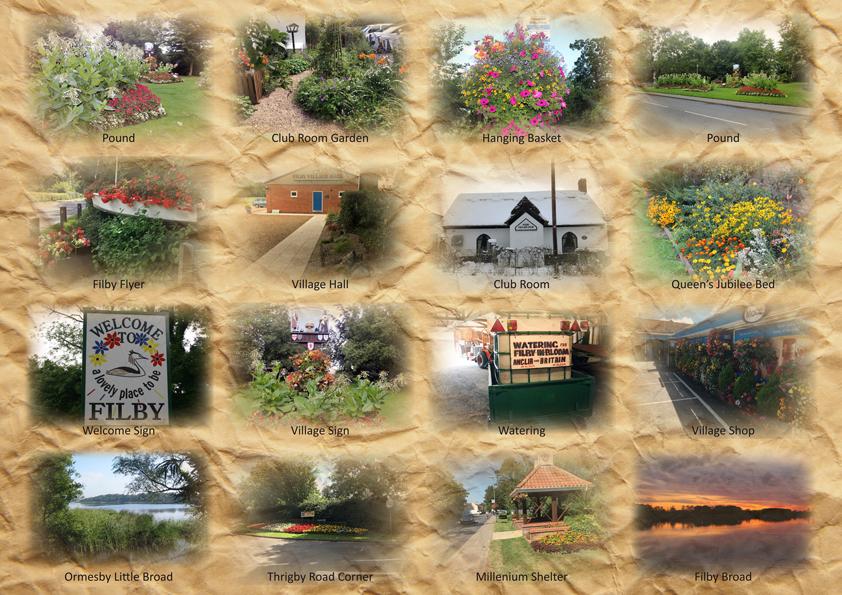 Filby Map Fundraising - Filby in Bloom
